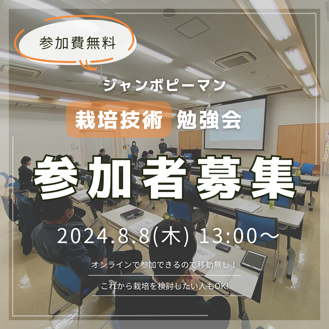 【第３回「とんがりパワー栽培技術勉強会」開催】